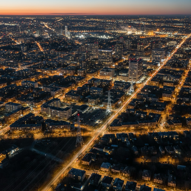 Нічние місто